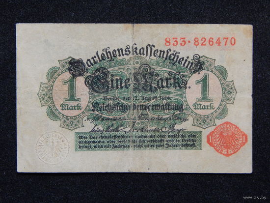 Германия 1 марка 1914г.