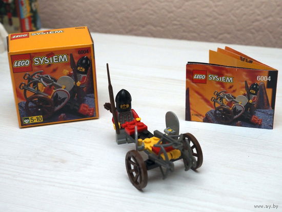 ЛЕГО 6004 LEGO Fright Knights Crossbow Cart. 1997г. 100%. Коробка. Инструкция.