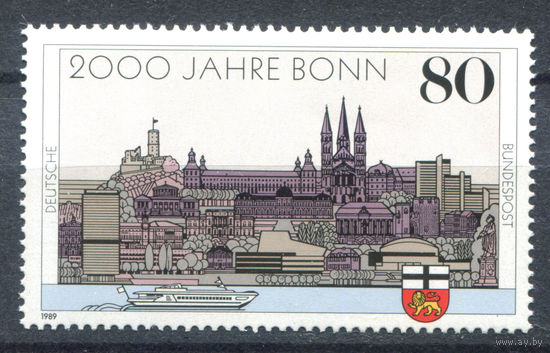 Германия (ФРГ) - 1989г. - 2000 лет Бонну - полная серия, MNH [Mi 1402] - 1 марка