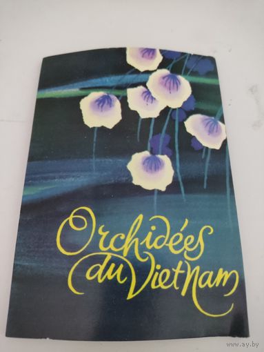 Набор из 12 открыток "Orchidees du Vietnam"
