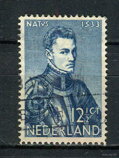 Нидерланды - 1933 - 400 лет со дня рождения Виллема I Оранского 12 1/2С - [Mi.260] - 1 марка. Гашеные.  (Лот 41CM)