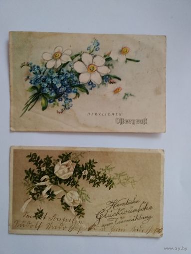 Две немецкие открытки 30-е годы.