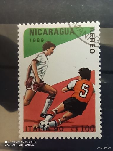 Никарагуа 1989, футбол 2 марки