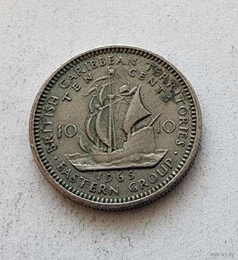 Восточные Карибы 10 центов, 1965