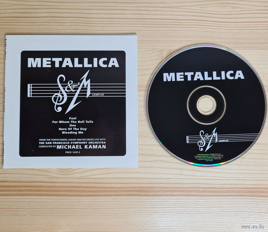 Metallica - S&M Sampler (Promo CD, USA, 	1999, лицензия) Misprint