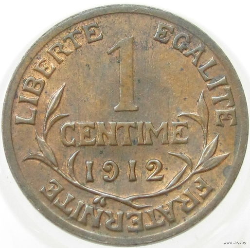Франция 1 сантим 1912 (275) распродажа коллекции