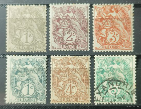 Французская почта в Александрии 1902-1903г.