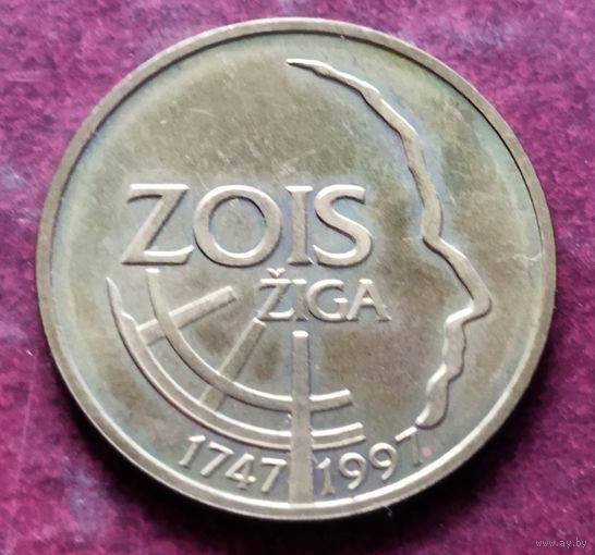 Словения 5 толаров, 1997 250 лет со дня рождения Зигмунда Зоиса