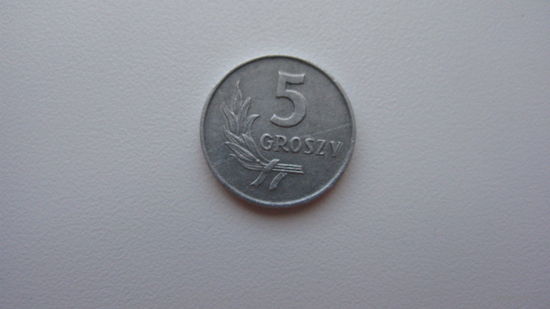 Польша 5 грошей 1965 г.