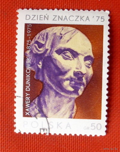 Польша. День марки. ( 1 марка ) 1975 года.