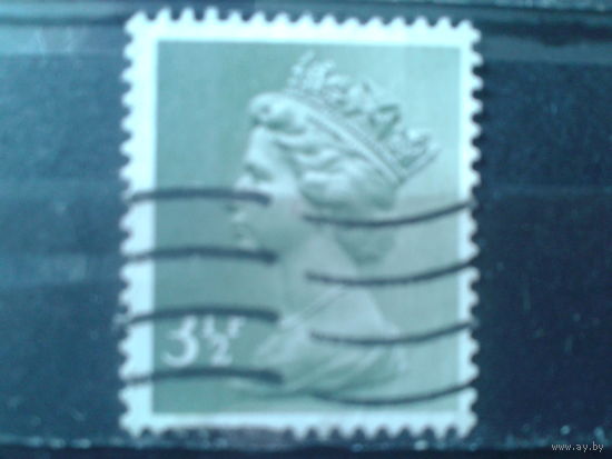 Англия 1971 Королева Елизавета 2  3,5 пенса