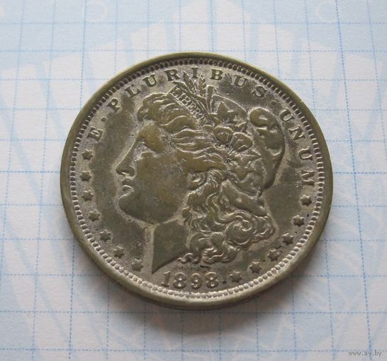 США 1 доллар 1898 - КОПИЯ