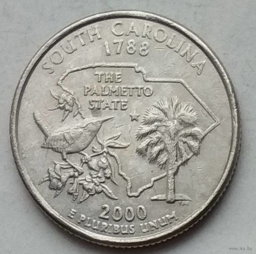 США 25 центов (квотер) 2000 г. P. Южная Каролина