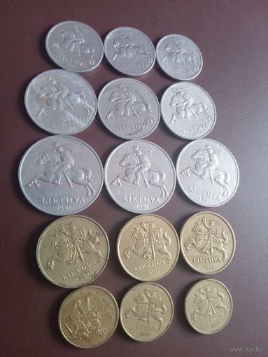 Литва монеты