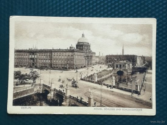 Две старые почтовые карточки Берлин Германия