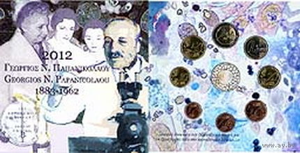 Греция набор евро 2012 BU (9 монет)