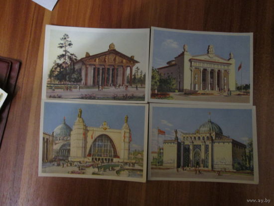Почтовые открытки.СССР.1954г.Чистые.