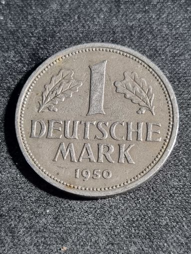 Германия (ФРГ) 1 марка 1950 J
