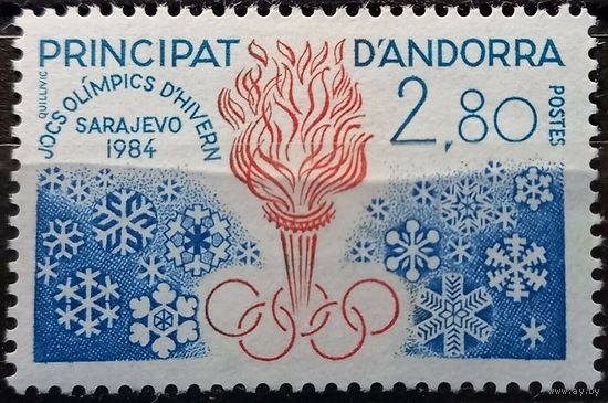 1984 Андорра fr 348 Олимпийские игры 1984 года в Сараево