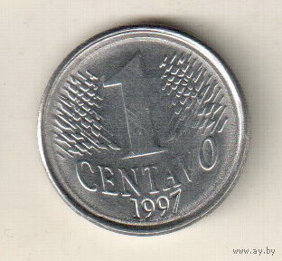 Бразилия 1 сентаво 1997