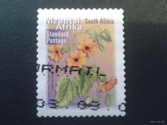 ЮАР 2001 стандарт,цветы рулонная марка