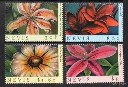 2000 Невис 1627-1630 Цветы 8,50 евро