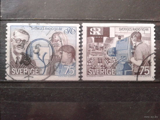 Швеция 1974 50 лет шведскому радиовещанию Полная серия