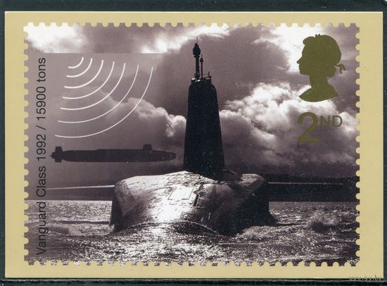 Великобритания. ПК. Подводные лодки. Комплект из 4 почтовых карточек. Изд.2001
