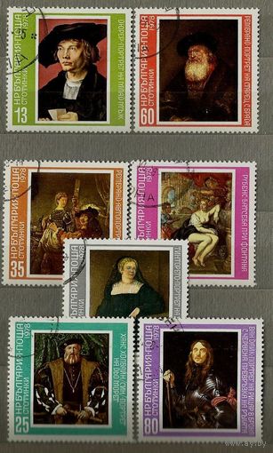Болгария 1978 Мировая живопись Полная серия 7 марок