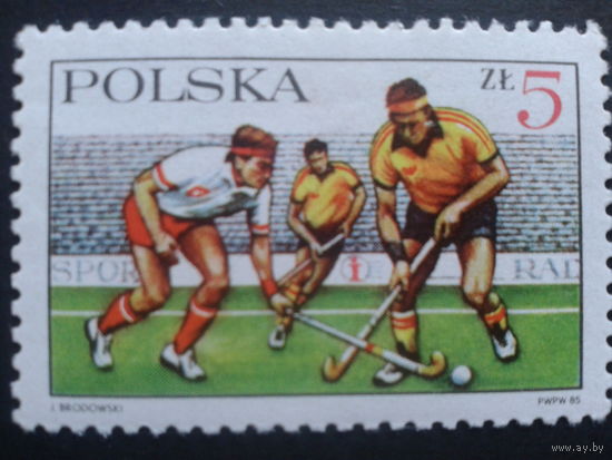Польша 1985 хоккей на траве одиночка