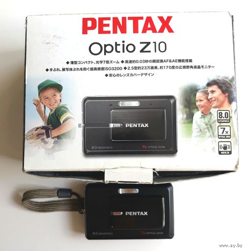 Фотоаппарат PENTAX Optio Z10. 8MP с 7-кратным оптическим зумом. Оригинал.