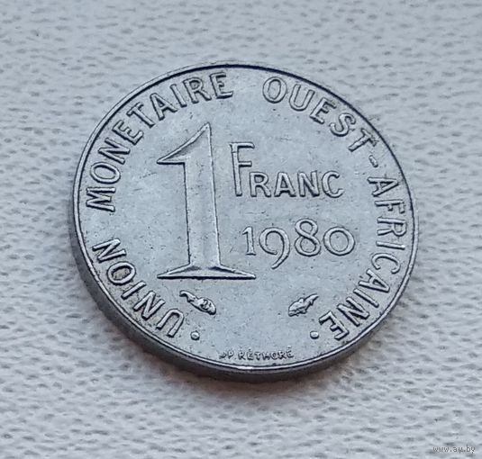 Западная Африка (BCEAO) 1 франк, 1980  8-11-10