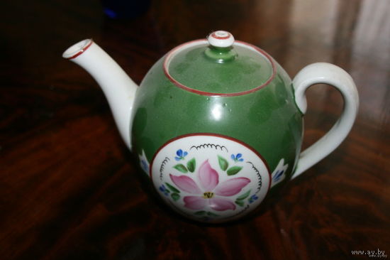 Чайник для коллекционеров чайников ручная роспись довоенный