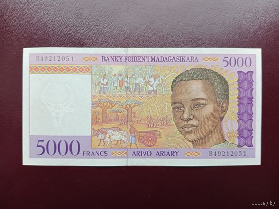 Мадагаскар 5000 франков 1995