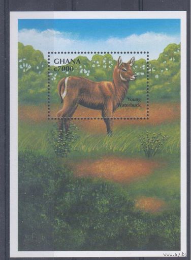 [10] Гана 2000. Фауна.Антилопа.  БЛОК MNH