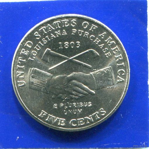 США 5 центов 2004 Р , UNC