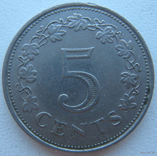 Мальта 5 центов 1972 г. (d)