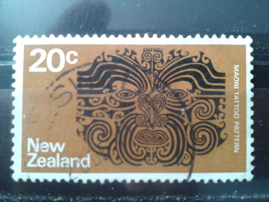 Новая Зеландия 1970 Стандарт, татуировка маори