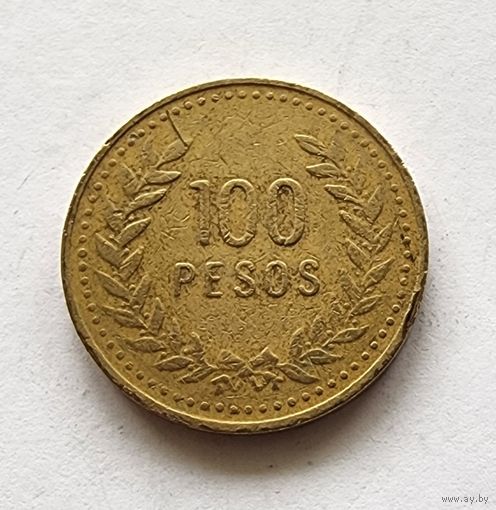 Колумбия 100 песо, 1993