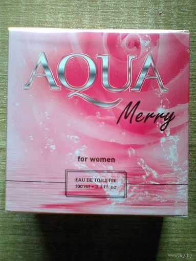 Туалетная Вода - "AQUA MERRY" - Для Женщин - 100 ml - В Упаковке.