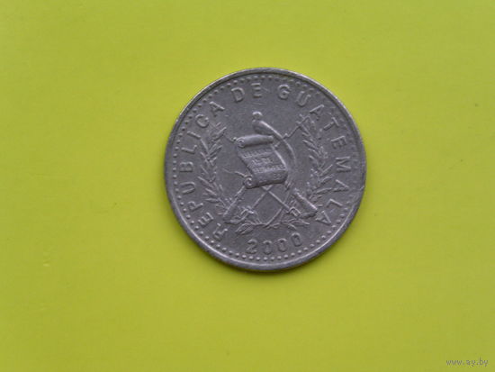 10 центаво 2000г. Гватемала.