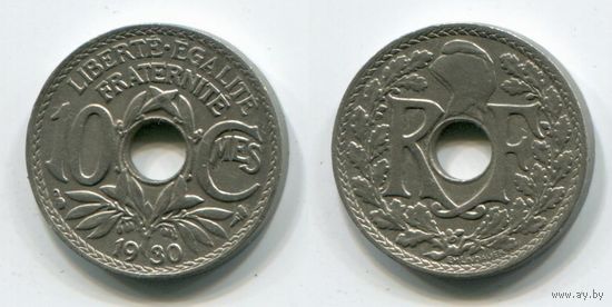 Франция. 10 сантимов (1930, XF)