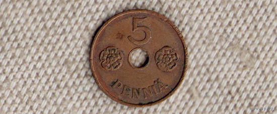 Финляндия 5 пенни 1941(Oct)
