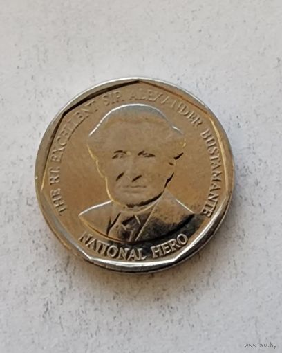 Ямайка 1 доллар, 2015