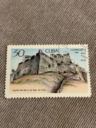 Куба 1967. Castillo del Marro de Stgo. Марка из серии
