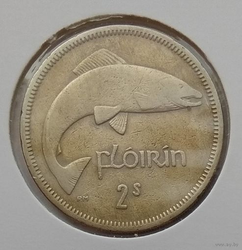 Ирландия 1 флорин (2 шиллинга) 1963 г. В холдере