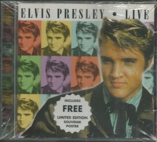 Elvis Presley - Live (Sedar) с постером