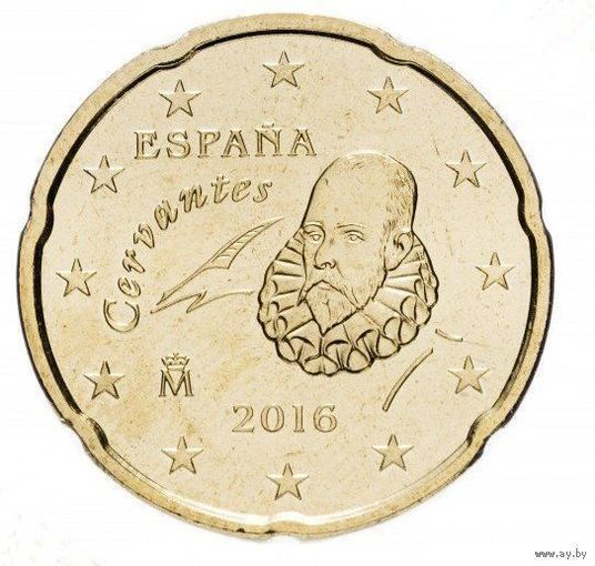 50 евроцентов 2016 Испания UNC из ролла