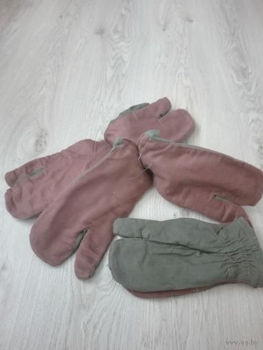 Перчатки, рукавицы армейские ссср