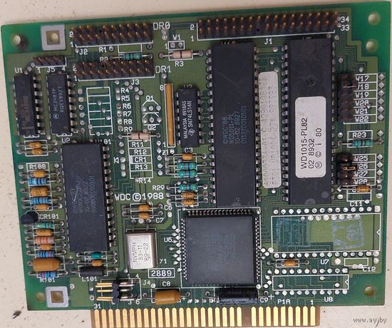 8-битная плата контроллера жесткого диска Western Digital 8-Bit Controller Card - 61000336-01 WD1004-27X